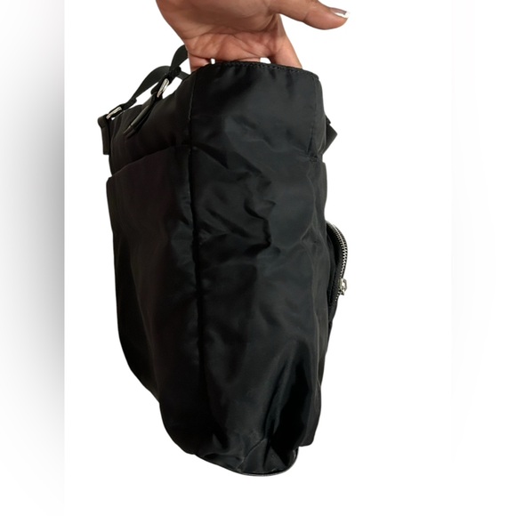 ROOTS Black Nylon Tote Bag - Picture 8 of 9